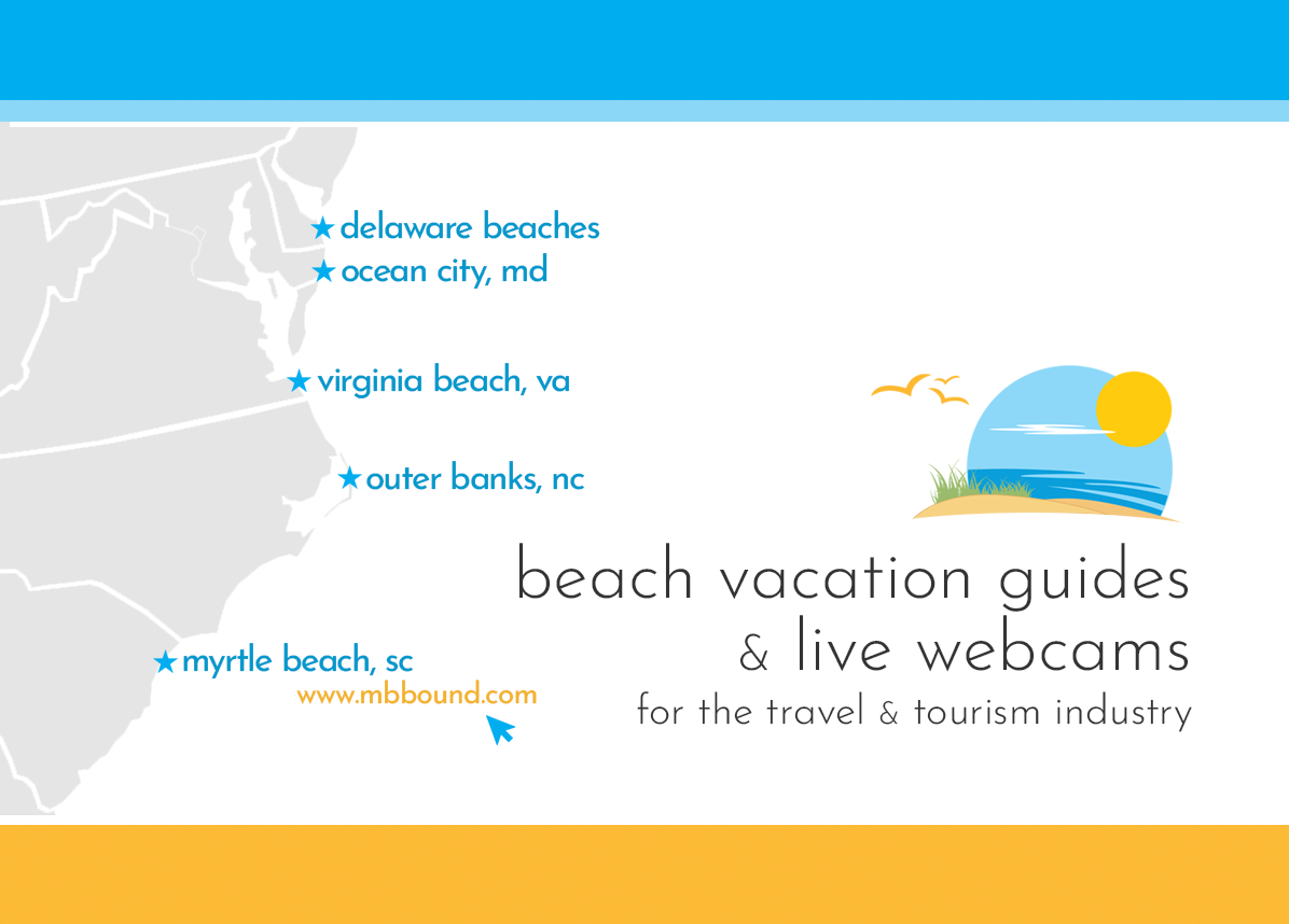 mbbound.com - Myrtle Beach Vacation Guide Marketing Postcard