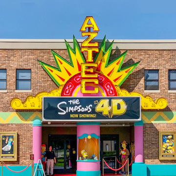 The Simpsons in 4D at Broadway at the Beach, Myrtle Beach, SC