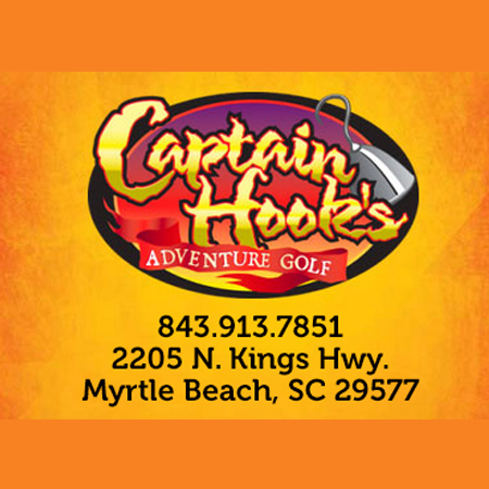 Captain Hook’s Adventure Golf, Mini Golf Myrtle Beach, SC