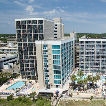 Captain's Quarters Resort Live Webcam, Myrtle Beach, SC