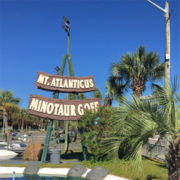 Mt Atlanticus Minotaur Goff, Mini Golf, Putt-Putt, Games Myrtle Beach SC