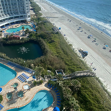 Sea Watch Resort Live Beach Webcam, Myrtle Beach, SC