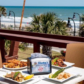 Sharkey's Oceanfront Restaurant, Myrtle Beach, SC Boardwalk